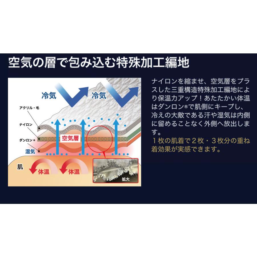 ひだまり新チョモランマ 婦人長袖丸首インナー｜wide｜06