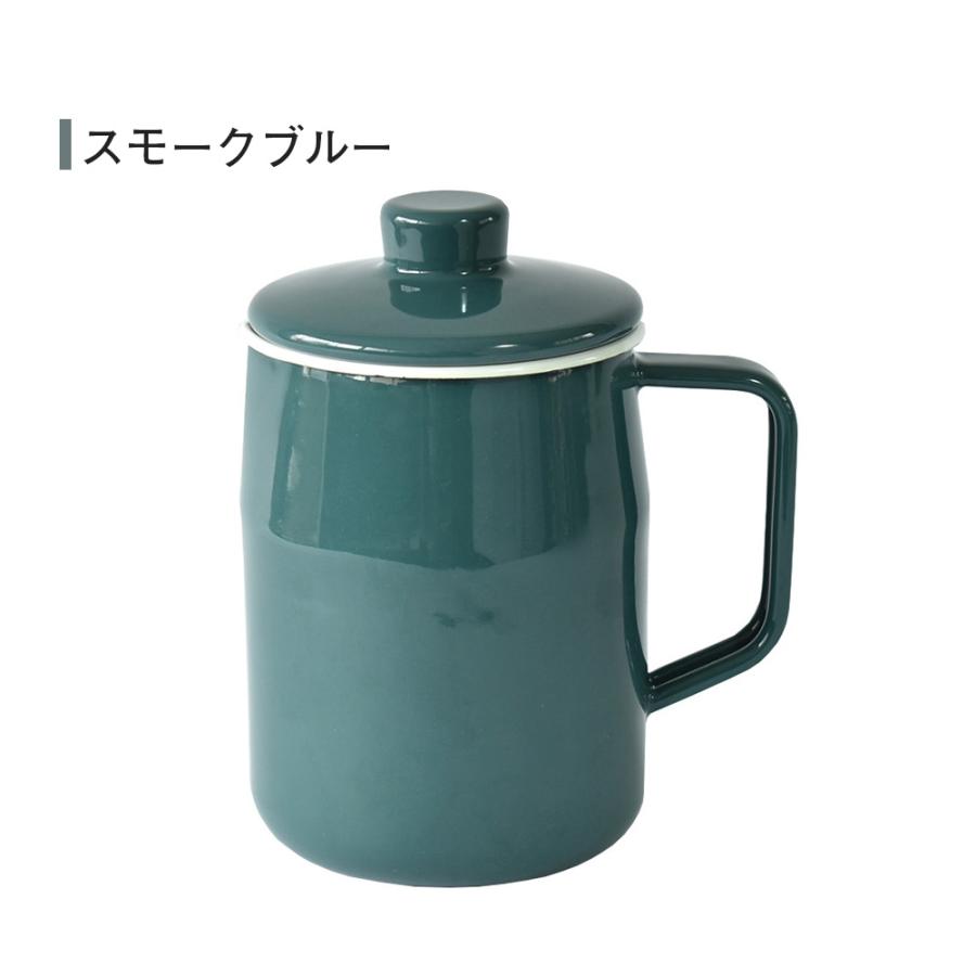 富士ホーロー オイルポット 【活性炭カートリッジ付き】 800ml 富士ホーロー オイルポット 【活性炭カートリッジ付き】 800ml