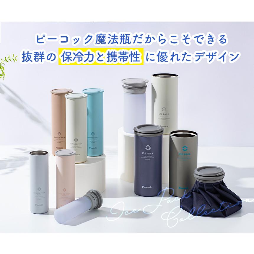 ミニアイスパック 氷嚢 ピーコック アイシング 首 魔法瓶 冷却 シリコン製 氷のう ひょうのう スポーツ mini ice pack 熱中症対策 携帯 | ピーコック魔法瓶工業 | 06