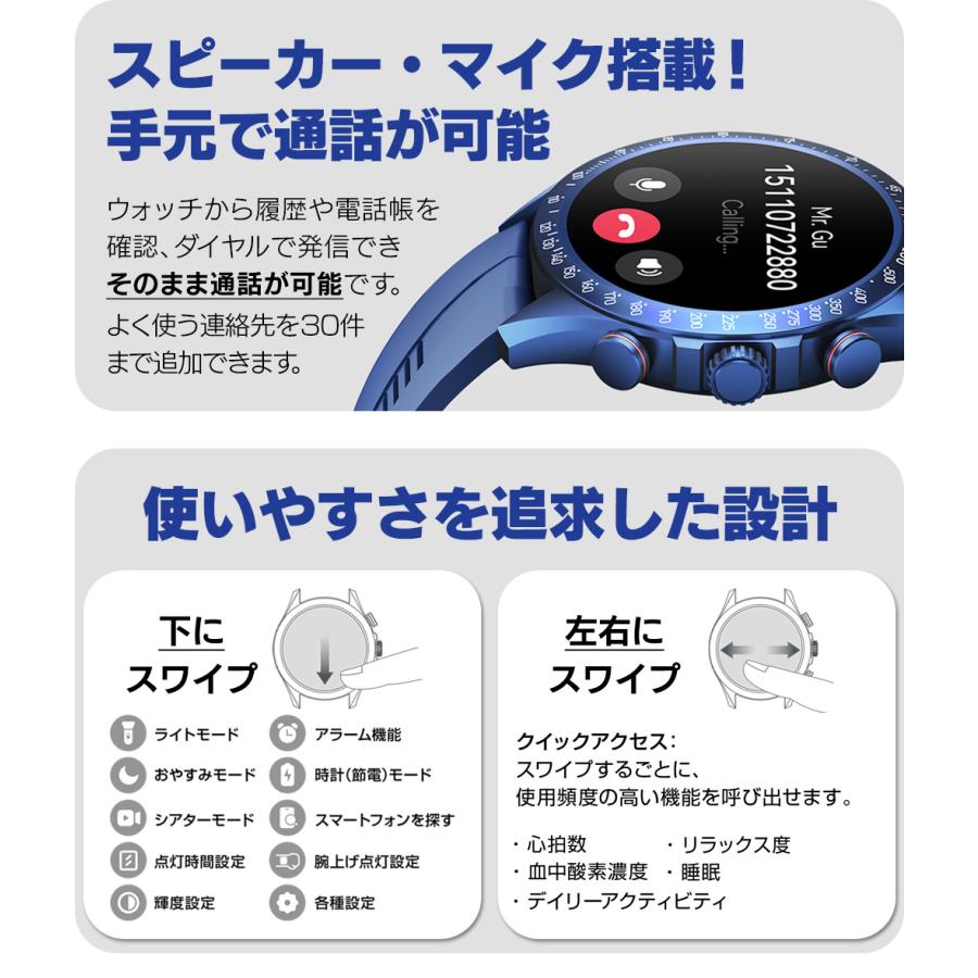 在庫限り スマートウォッチ 通話機能 丸型 バレンタイン メンズ Haylou Solar Pro 大画面 防水 ハイロー 心拍数 睡眠 常時点灯 iPhone Android 【STK】 | HAYLOU | 06