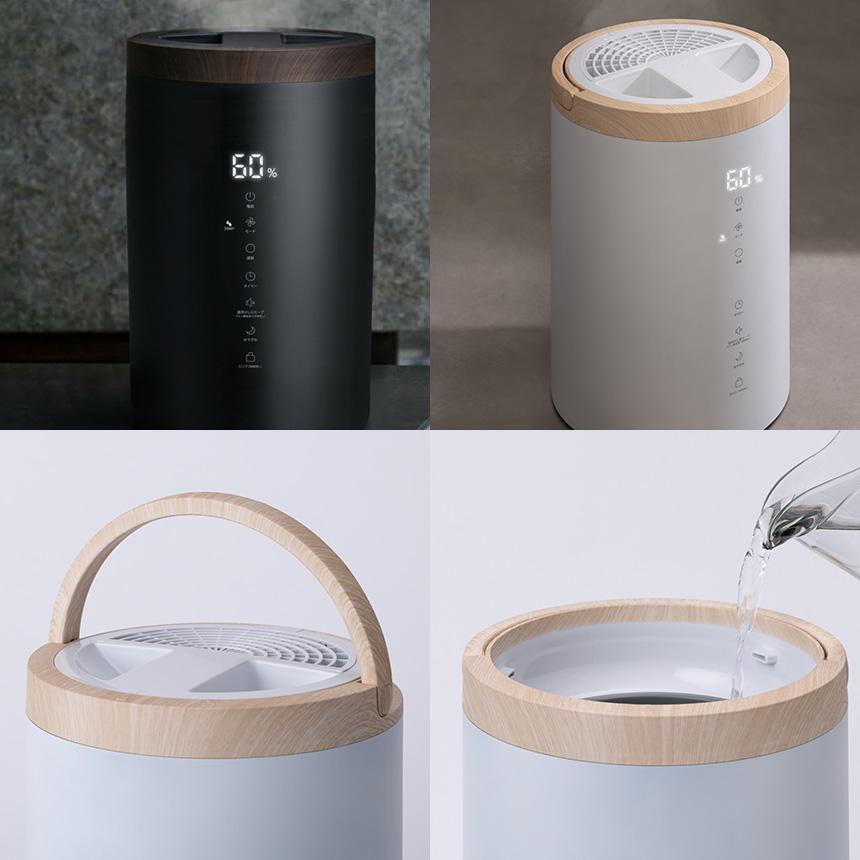 スチーム式加湿器 スチームポット 2L 3L 4L 上部吸水 上から吸水 加湿器 スチーム式 フッ素加工 湿度コントロール スリーアップ  80034 79787 80217 | THREEUP | 15