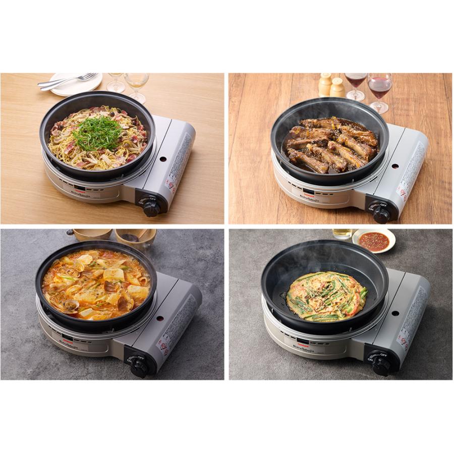 イワタニカセットフー ビストロの達人 プラス 1台6役 焼く 煮る 蒸す