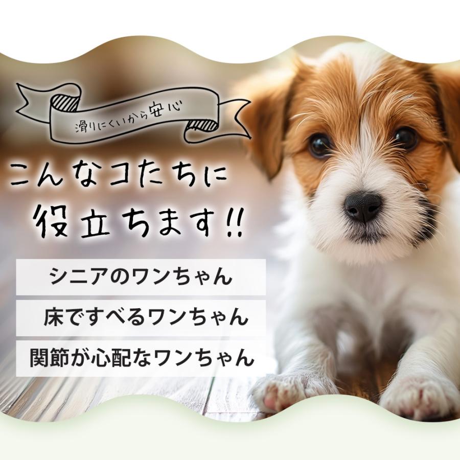 滑り止め シール 犬 肉球シール 48枚 ＼獣医師推奨／ PAW WING パウウィング Grip plus スリット bow&mew 犬靴下 シリコン 後ろ足 フットパッド | ブランド登録なし | 08