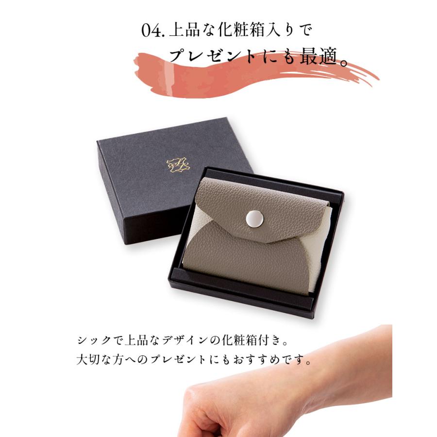 財布 レディース 小さい財布 ミニ財布 日本製 姫路レザー 40代 50代 60代 女性 婦人 革 本革 小銭入れ コインケース コンパクト プレゼント |  | 13