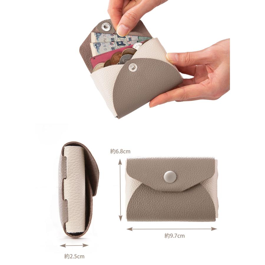 財布 レディース 小さい財布 ミニ財布 日本製 姫路レザー 40代 50代 60代 女性 婦人 革 本革 小銭入れ コインケース コンパクト プレゼント |  | 14