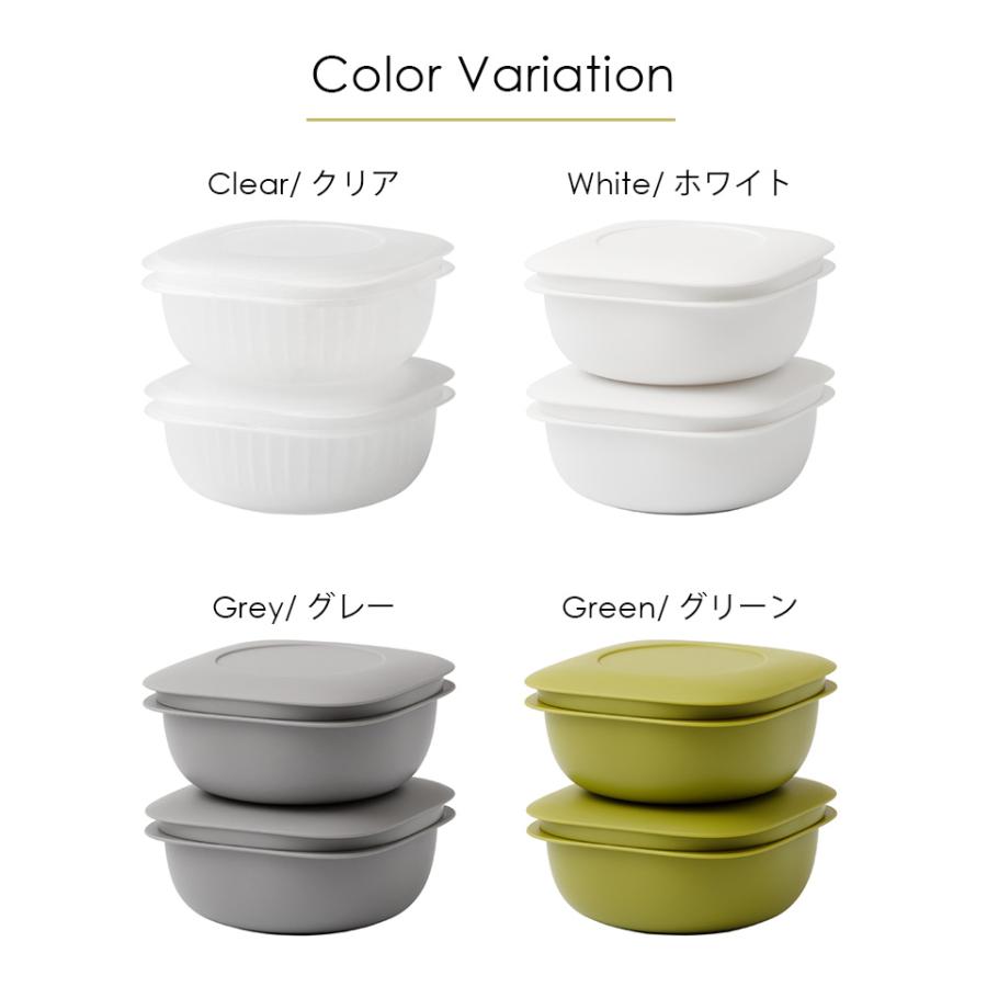 蒸気であたためる冷凍ごはん容器【2個組】 蒸気であたためる 冷凍ごはん容器 保存容器 解凍 ザル型2重構造 冷凍保存OK : 暮らしの幸便 ...
