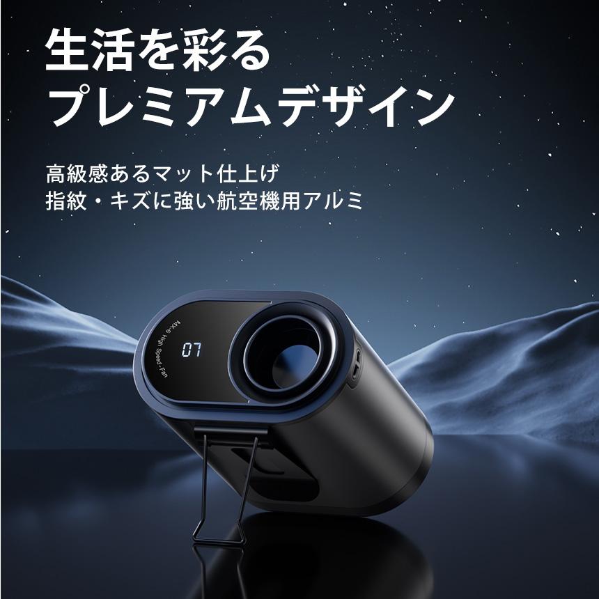 在庫限り ベルトファン 腰掛け扇風機 MX-6 瞬間冷却 3WAY 着る 空調 金属ボディ 首掛け ハンズフリー ストラップ 大風量 静音 卓上 【STK】 | ブランド登録なし | 09