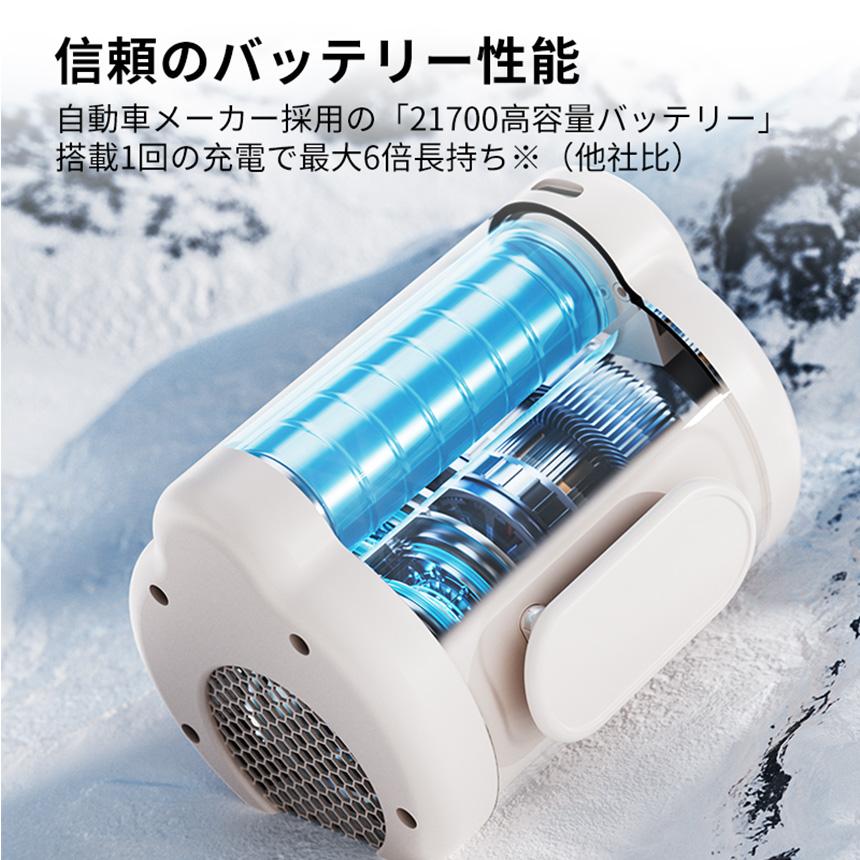 在庫限り 3WAY ベルトファン MP1185 100段階風量調節 大容量 長持ちバッテリー 軽量 小型 パワフル 静音 強力 首掛け ハンディ 自転車 【STK】 | ブランド登録なし | 08