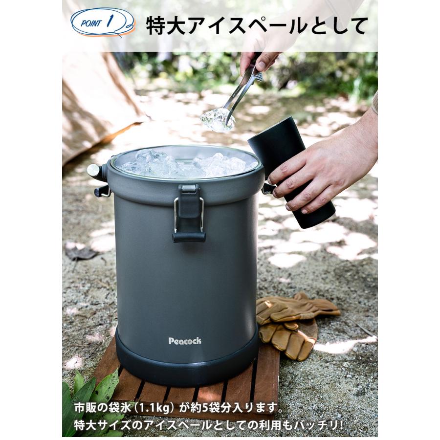のこぴページ ピーコック魔法瓶工業 クーラーバケット 9.5L ピーコック クーラー