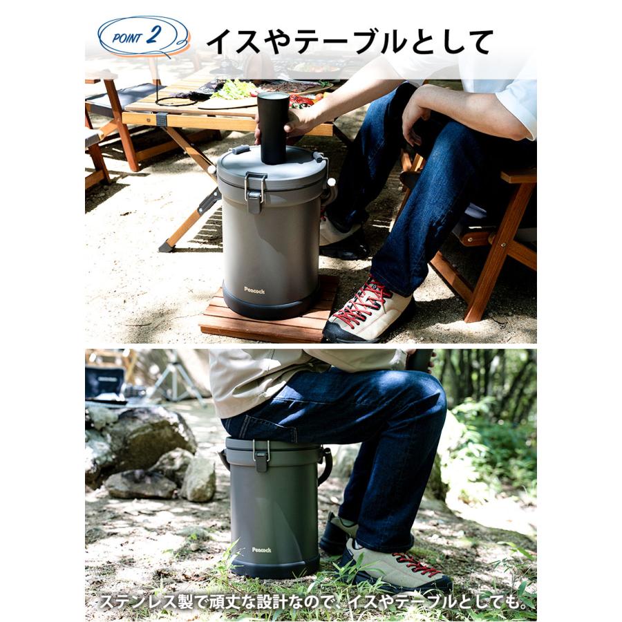 ピーコック魔法瓶工業 クーラーバケット 9.5L ピーコック クーラー