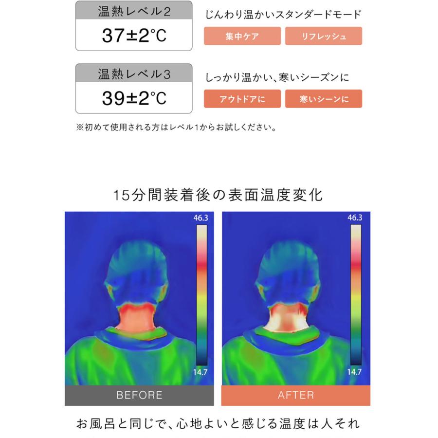 NIPLUX EMS 首 肩 コリ マッサージ 筋肉 あったか ケア 温熱 ネック