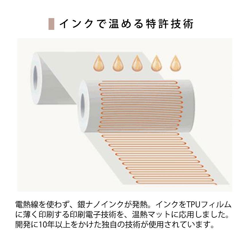 ホットマット カイロ 充電式 INKO EXTRA ヒーティングパッド スエード usb インク ヒーター 薄い インコ ホットシート ホットパッド | INKO | 03