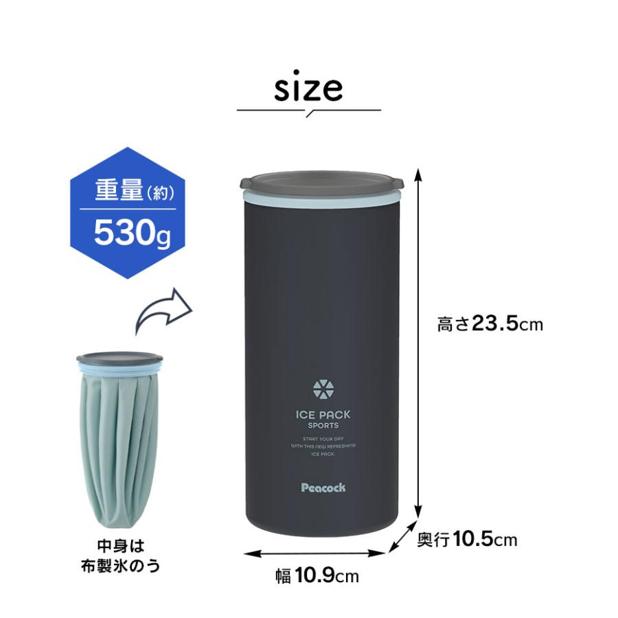 ピーコック魔法瓶工業 氷のう アイスパック 布タイプ 氷嚢 ピーコック