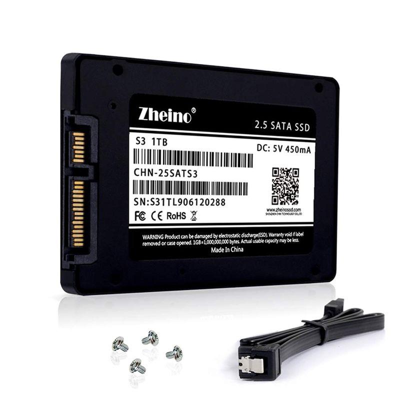 Zheino S3 1TB SSD 内蔵2.5インチ 7mm 3D Nand 採用 SATA III 6Gb/s 2023090809072903288WIDEGOODS 通販