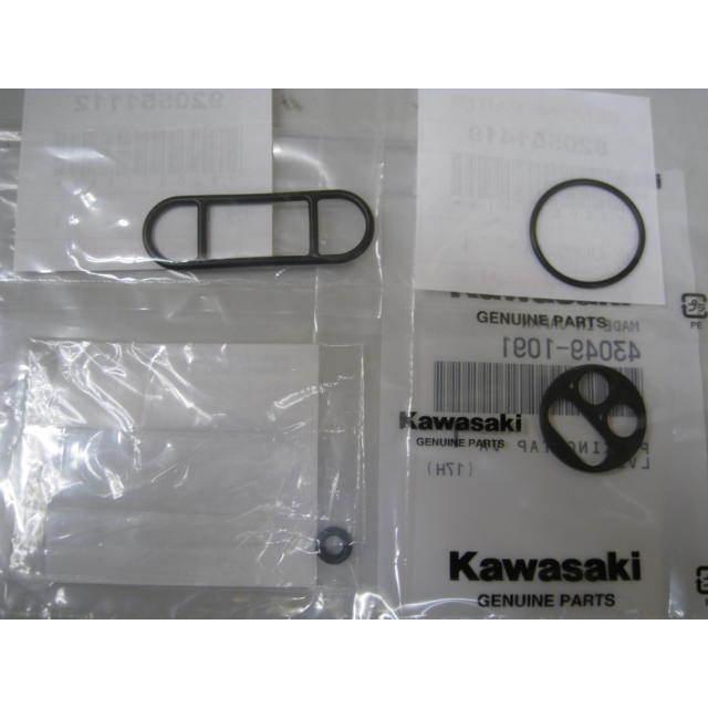 送料無料☆新品☆W400／W650☆純正フューエルコックガスケット