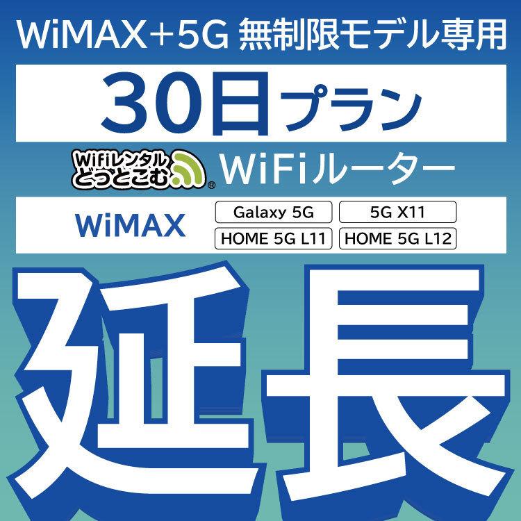 延長専用 WiMAX+5G Galaxy 5G L11 無制限 wifi 30日 ポケットWiFi 延長 ポケットwifi wifiレンタル 専用 直送商品 レンタル 人気