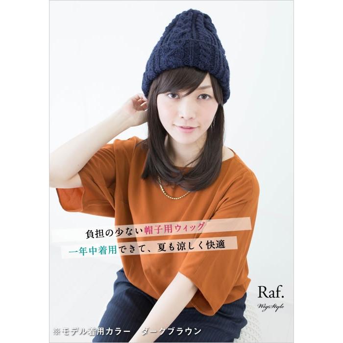 帽子用ウィッグ ナチュラルロング インナーキャップ 医療用ウィッグ