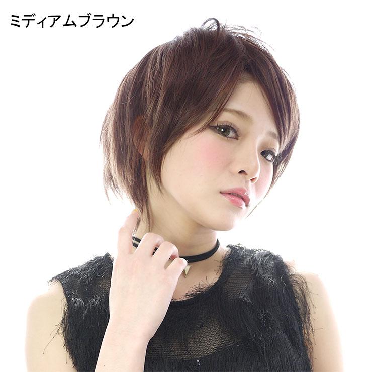 HARMATE cha cha ソフトブラックショートウィッグ ウィッグ エアリーマニッシュショートウィッグ フルウィッグ かつら