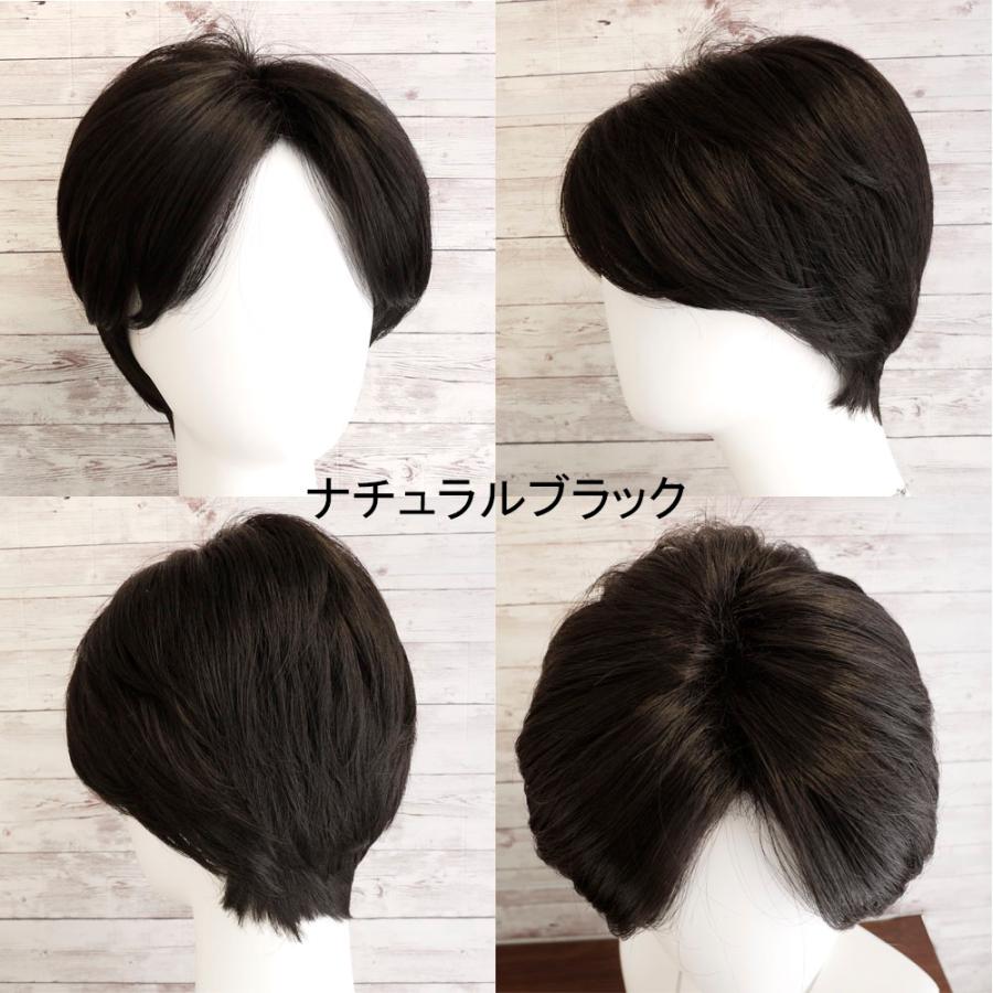 ショートウィッグセット 多数 メンズフルウィッグ センター分けショートウィッグ（メンズ かつら