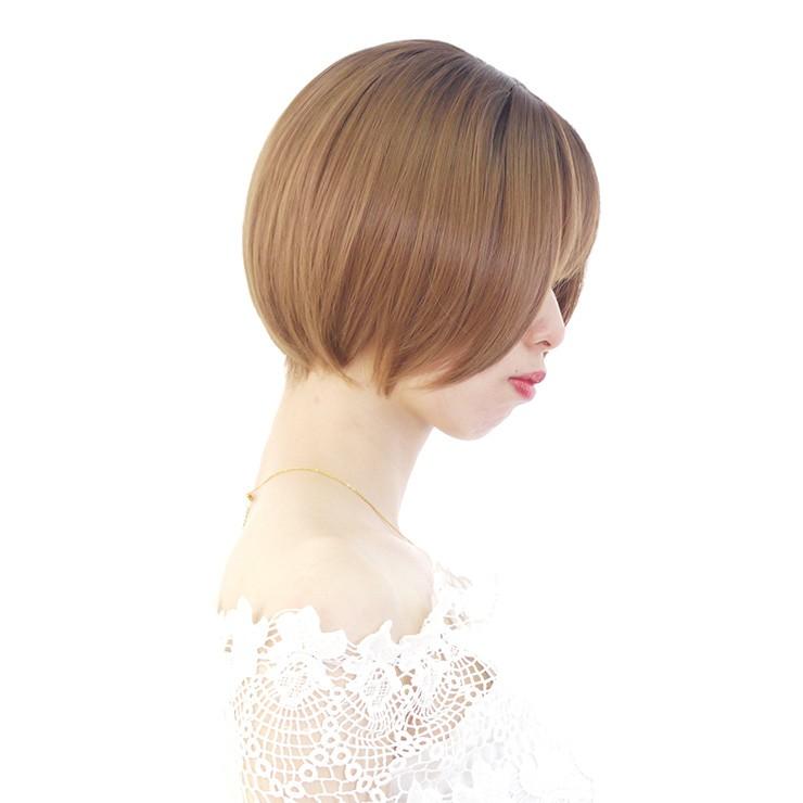 ウィッグ マッシュショートボブウィッグ フルウィッグ かつら