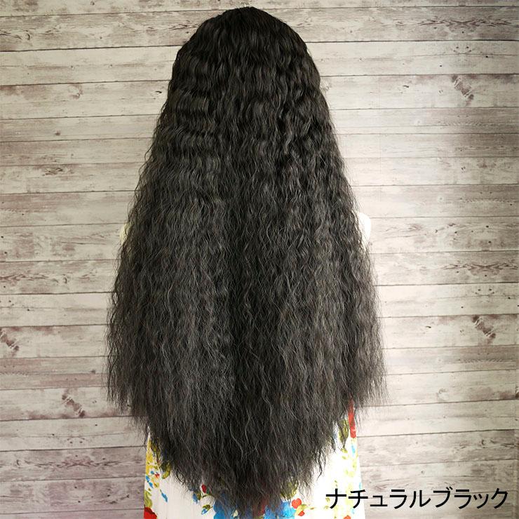 ウィッグ フラボリュームワッフルハーフウィッグ タヒチアン