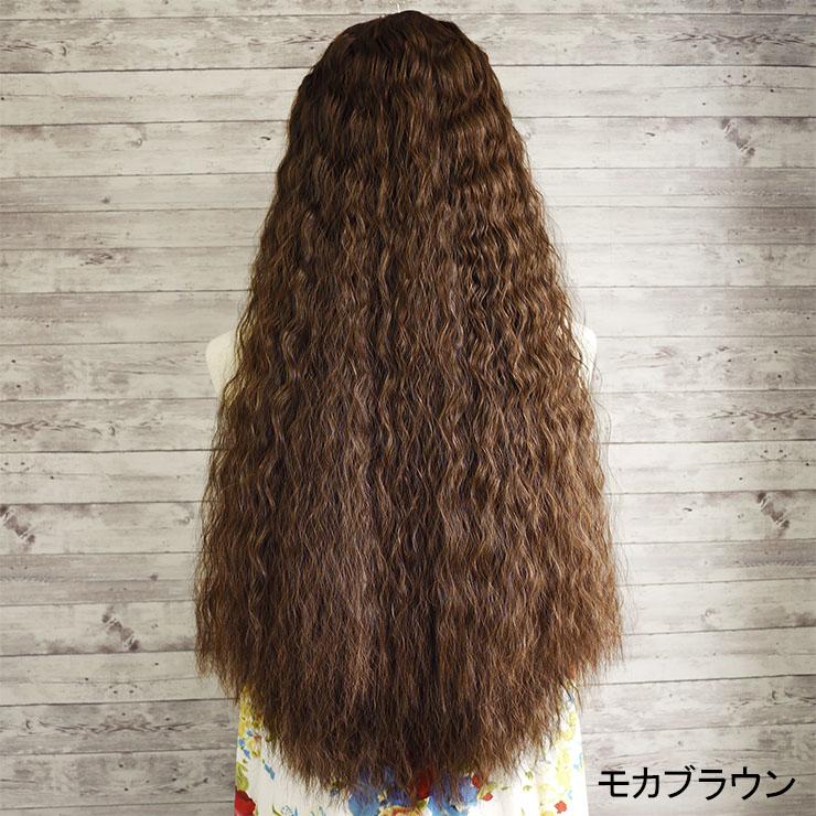 Air Rich エアリッチ ウィッグ 女性用 ブラウン ウィッグ フラボリュームワッフルハーフウィッグ タヒチアン