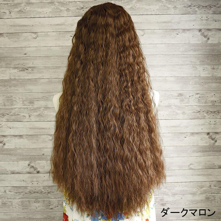 ウィッグ フラボリュームワッフルハーフウィッグ タヒチアン