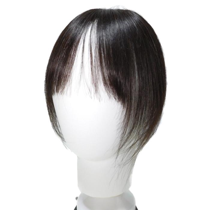 最安 人毛100 頭頂部カバーウィッグ 前髪カット済み 前髪13cm 他cm 全面人工皮膚 希少 Www Cepici Gouv Ci