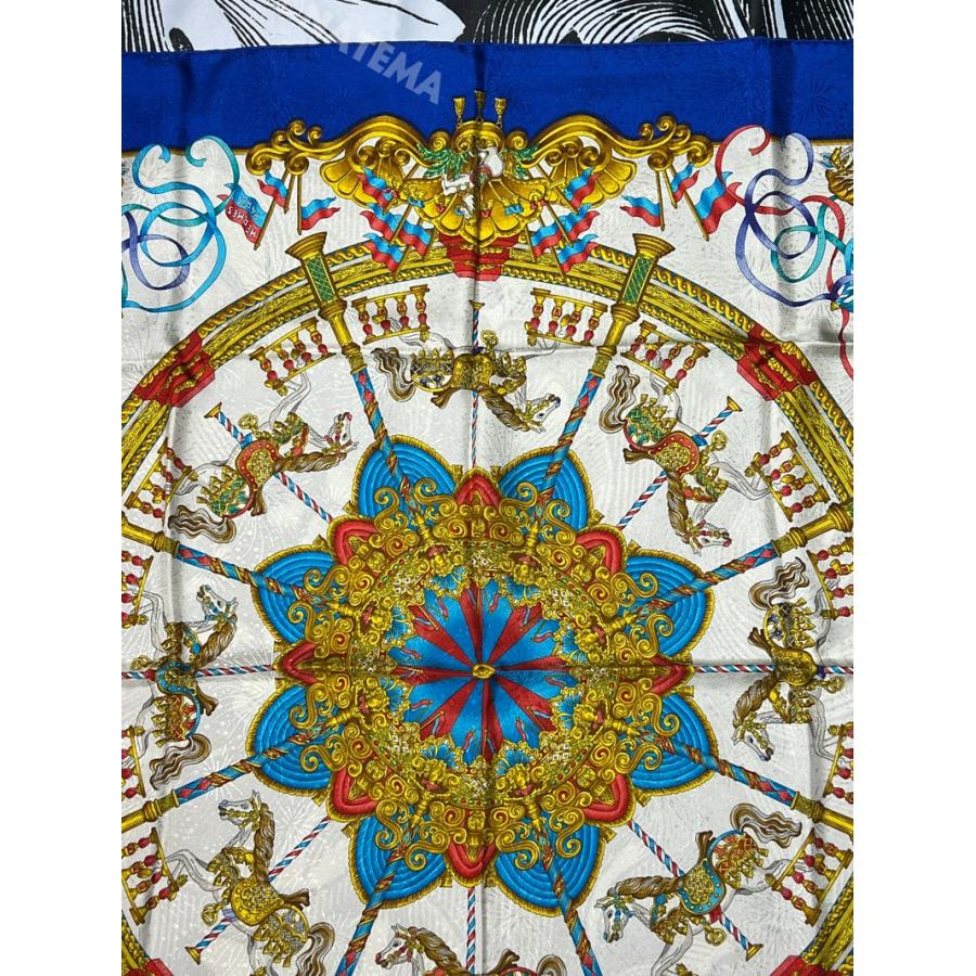 HERMES エルメス スカーフ 90 カレ LUNA PARK 遊園地 HERMES エルメス スカーフ 90 カレ LUNA PARK 遊園地