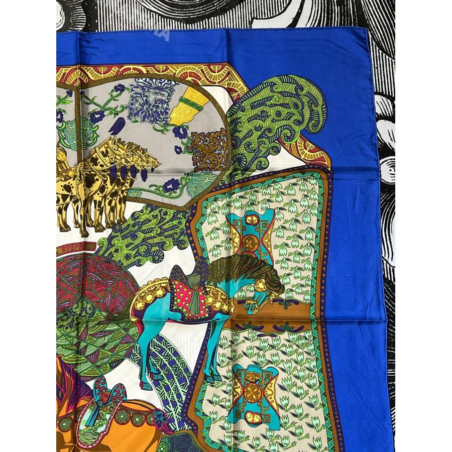 HERMES エルメス スカーフ 90 カレ ART des STEPPES ステップ HERMES エルメス スカーフ 90 カレ ART des STEPPES ステップ