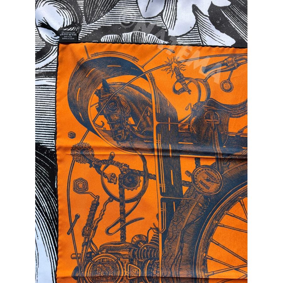 HERMES エルメス スカーフ 90 カレ route24 ルート24 大判 HERMES エルメス スカーフ 90 カレ route24 ルート24 大判