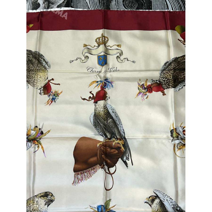 HERMES エルメス スカーフ 90 カレ EQUATEUR Chasse a vol 鷹 HERMES エルメス スカーフ 90 カレ EQUATEUR Chasse a vol 鷹
