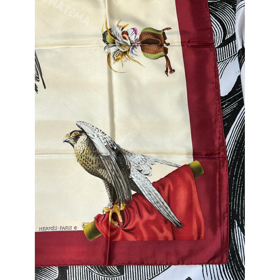 HERMES エルメス スカーフ 90 カレ EQUATEUR Chasse a vol 鷹 HERMES エルメス スカーフ 90 カレ EQUATEUR Chasse a vol 鷹
