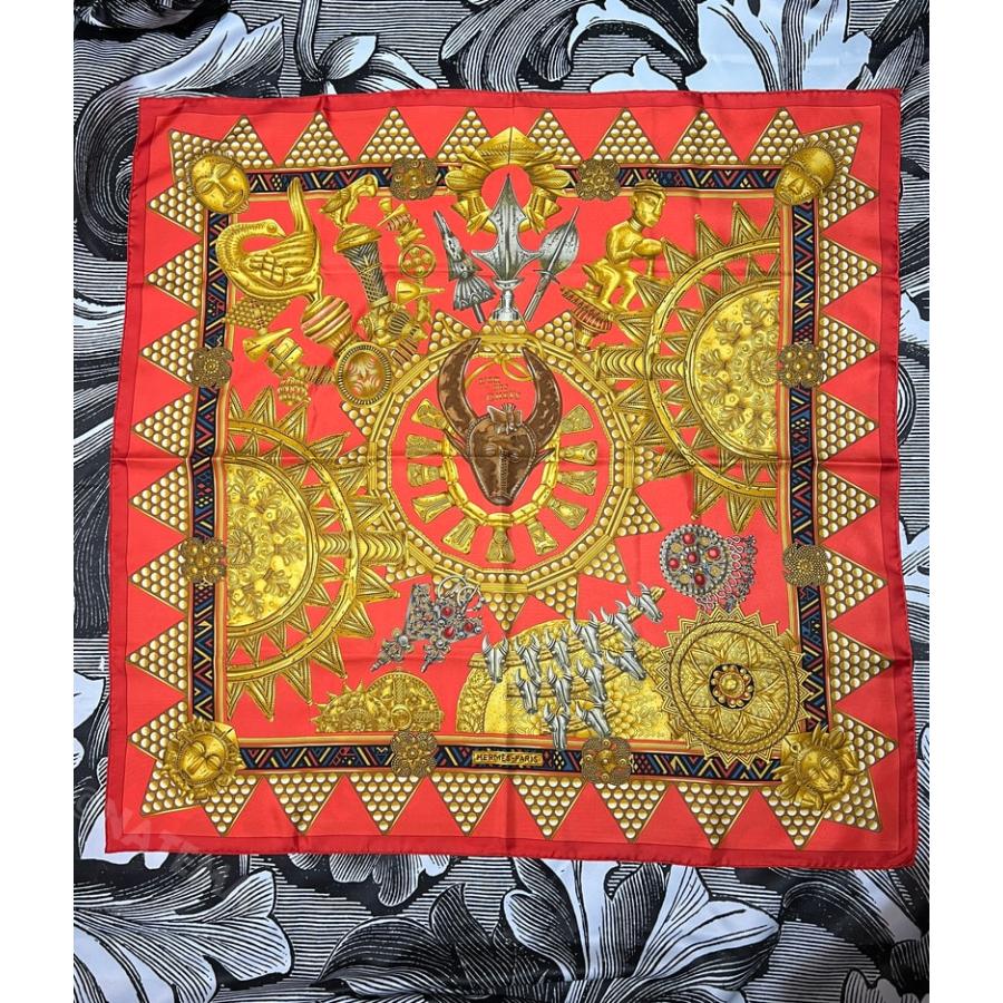 中古 美品 エルメス スカーフ 90 カレ HERMES L