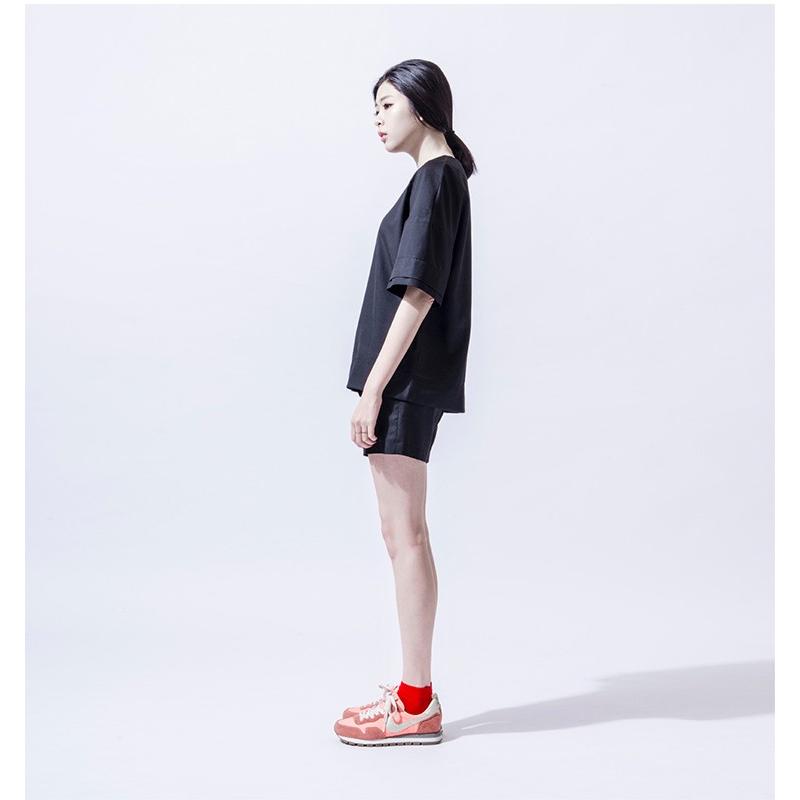 黒 ブラック シンプル 高品質ｔシャツ レディースファッション アジア台湾 ナイロン台湾 ファッション レディース 東京 原宿 Io 003 Io0003 Wigggy 通販 Yahoo ショッピング