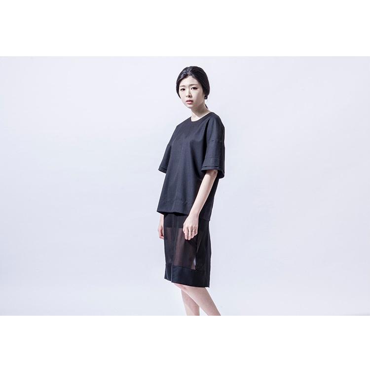 黒 ブラック シンプル 高品質ｔシャツ レディースファッション アジア台湾 ナイロン台湾 ファッション レディース 東京 原宿 Io 003 Io0003 Wigggy 通販 Yahoo ショッピング