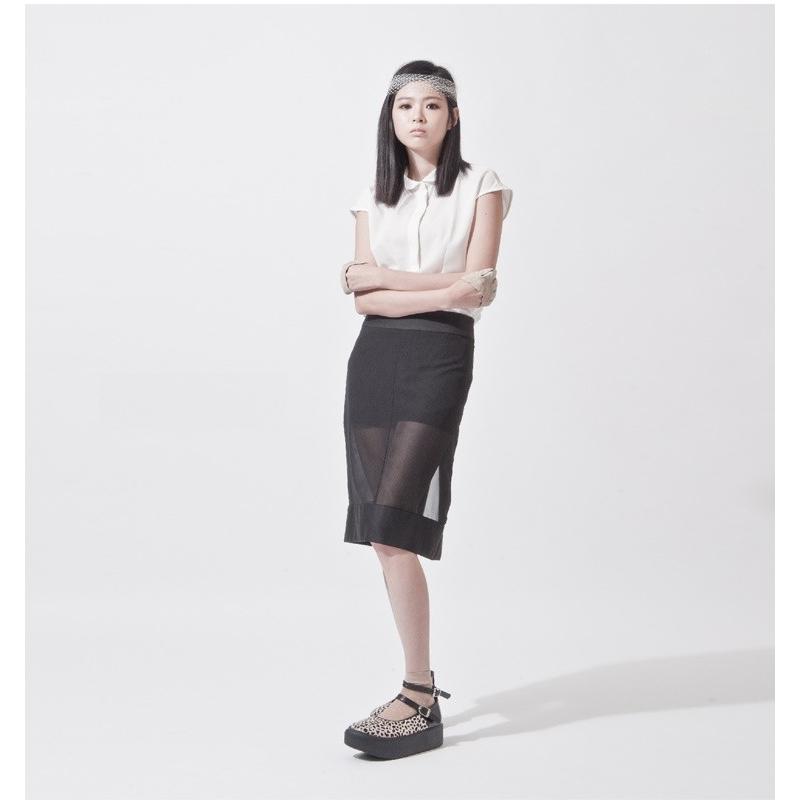 Iohll 膝丈スカート 透けスカート ショートパンツ アーバンデザイン 台湾 ファッション レディースファッション アジア ナイロン Nylon 原宿 ファッション Io0004 Wigggy 通販 Yahoo ショッピング