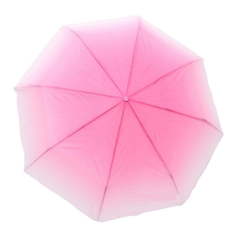 ❤️さっとん3 ❤️新品未使用❤️淡いピンクのグラデーションが爽やかな長傘❤️ シンプル 折りたたみ 折り畳み 傘 かさ 晴雨兼用 グラデーション