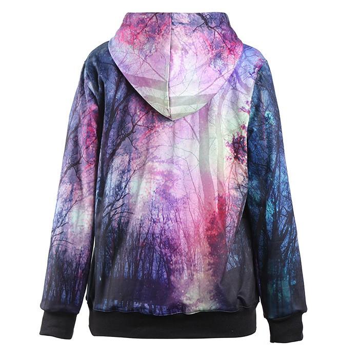 宇宙柄 宇宙 コスモ スペーシー パーカー トレーナー 長袖 アウター シャツ オールシーズン スウェット レディース レディス ギャラクシー プリント 宇宙 柄 Wigggy Wigggy 通販 Yahoo ショッピング