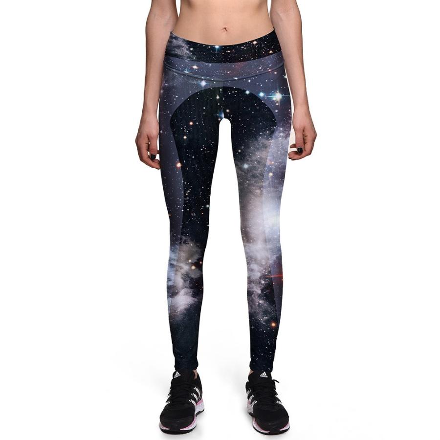 宇宙 柄 レギンス スペイシー 原宿系 レギパン スパッツ タイツ