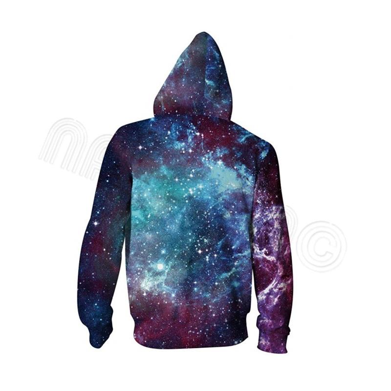 コスモ 宇宙柄 宇宙 幾何学 柄 ZIP ジッパー付き チャック ジップ  