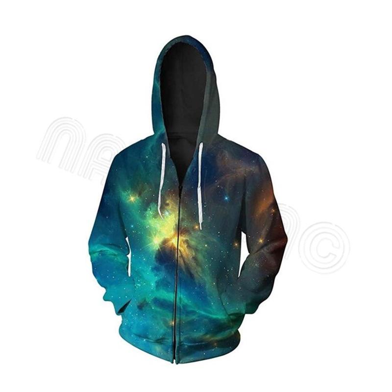 コスモ 宇宙柄 宇宙 幾何学 柄 ZIP ジッパー付き チャック ジップ