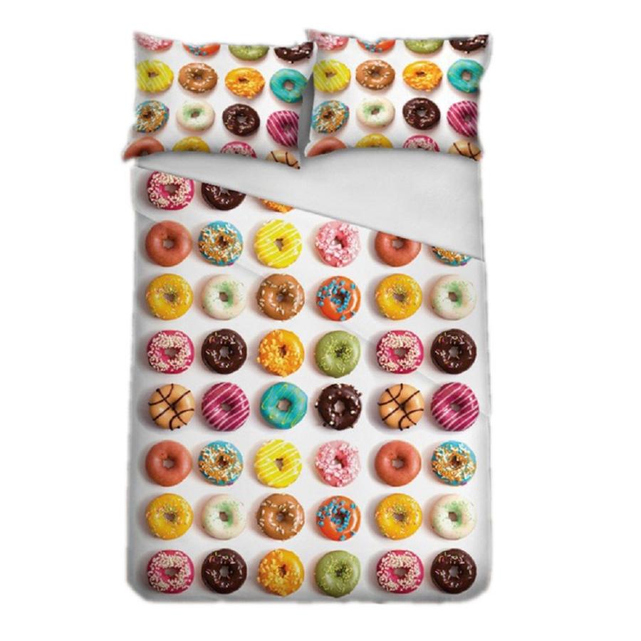 高品質プリント 布団カバー 枕カバーx2枚 3点セット 猫 マリファナ 麻 リーフ スイーツ ドーナツ プリント シングル セミダブル ベット 布団カバー 枕カバー Wigggy Wigggy 通販 Yahoo ショッピング