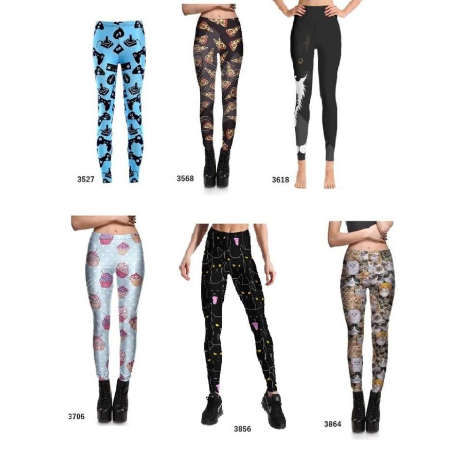 猫 レギンス スイーツ ケーキ ドーナツ ピザ コントローラー ヨガ