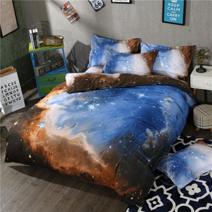 ダブルサイズ4点セット 宇宙に包まれて眠る 惑星 宇宙 ベット ダブルサイズ4点セット 宇宙に包まれて眠る 惑星 宇宙 ベット