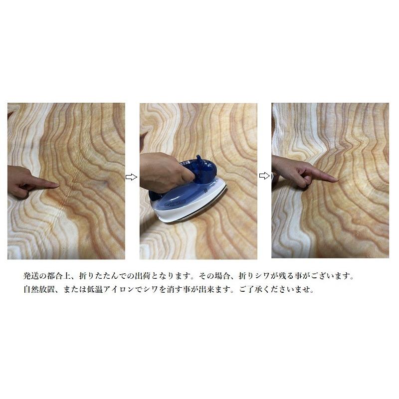 月のラグ 直径80cm 80サイズ 丸太 木 年輪 地球 月 惑星 石 鉱石