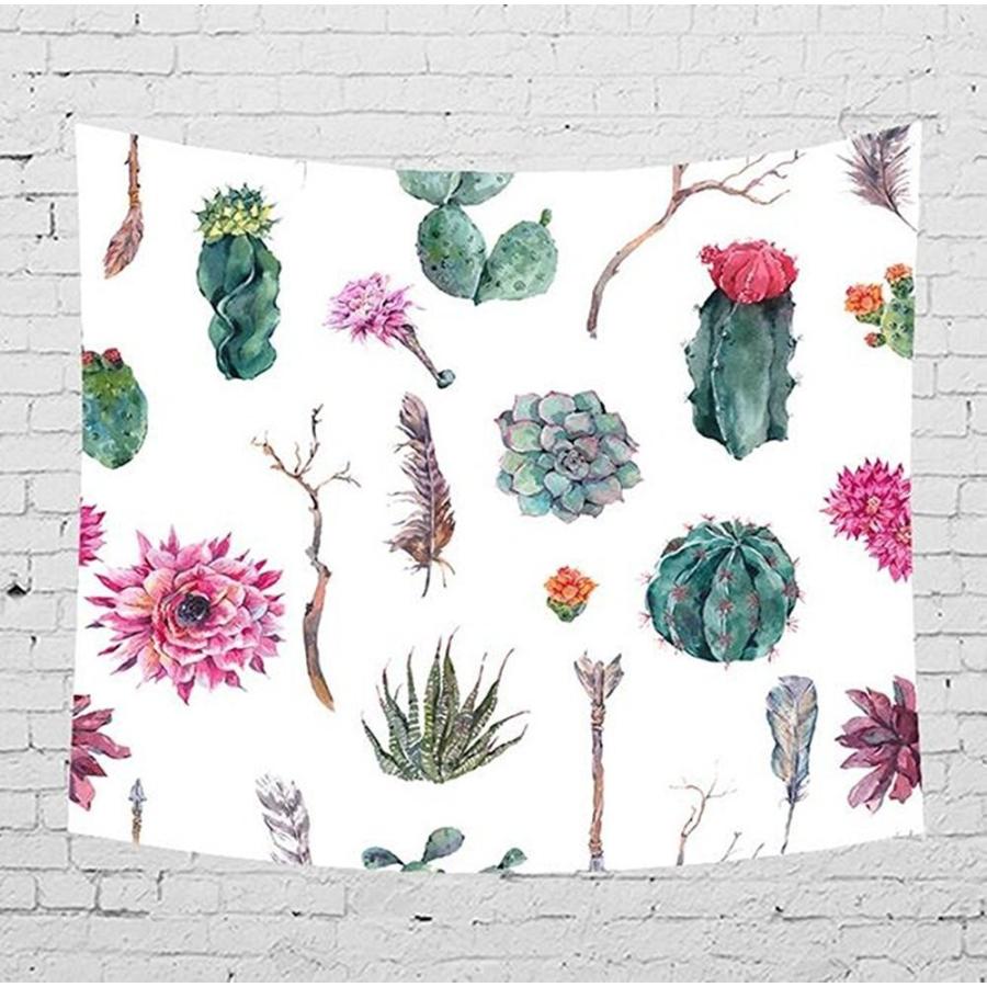 サボテン さぼてん 仙人掌 山 風景 森 タペストリー 多肉 植物 壁掛 オシャレ 模様替え 布 130cmx150cm オシャレ インテリア Wigggy Wigggy 通販 Yahoo ショッピング