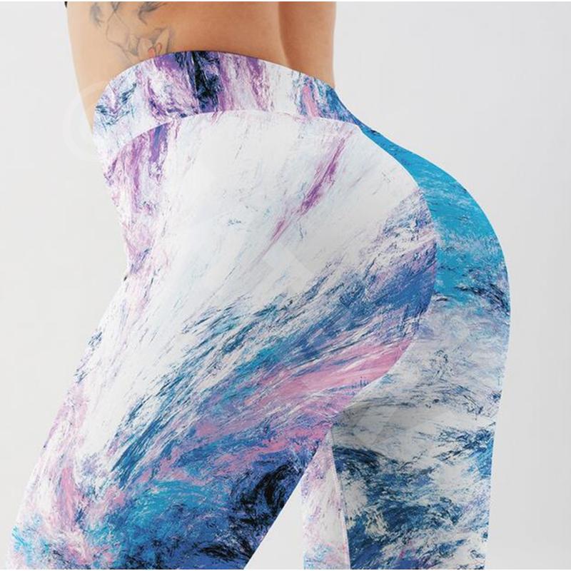 グラデーション カラフル サイケデリック レギンス レギパン スパッツ