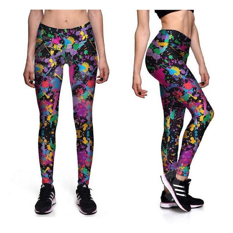 グラデーション カラフル サイケデリック レギンス レギパン スパッツ