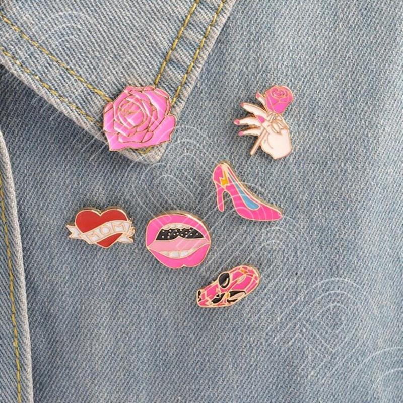 ピンバッチ ピンバッジ セット 目玉 脳みそ カミナリ かわいい 可愛い